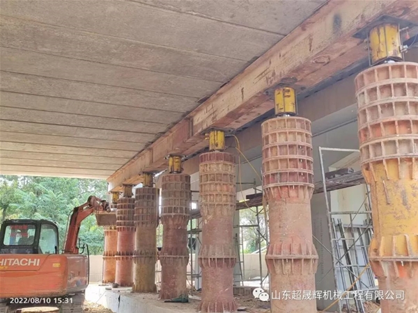 山东超晟辉|武汉东湖新技术开发区周家店桥支座更换项目顺利完工